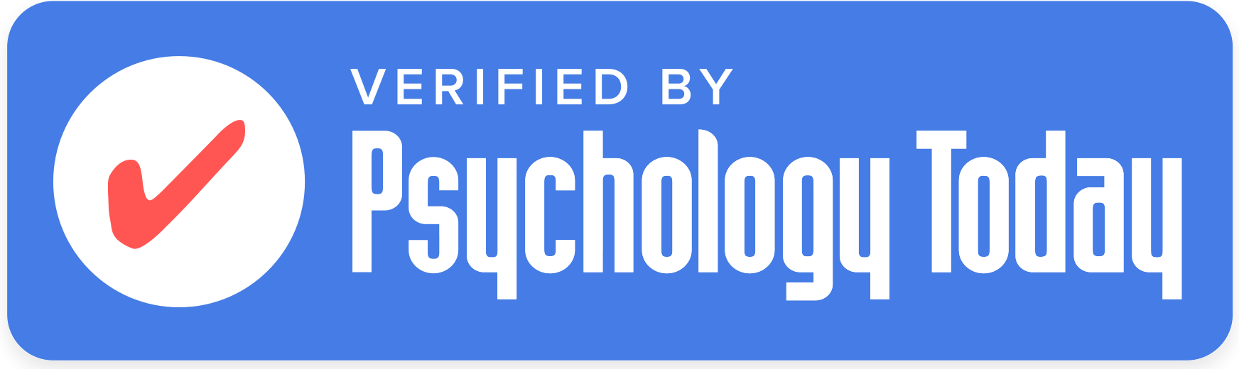 Verified by Psychology Today badge